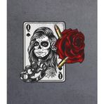 Sticker Usta Iskanbil Kurşun Dövme Gül Sticker Araba Oto Motosiklet Karavan Etiket 02133 - 25x23 Cm - Renkli