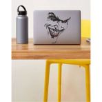 Sticker Usta Joker Batman Gotham Araba Oto Motosiklet Sticker 00057 - 20x17 Cm - Siyah