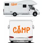 Sticker Usta Kamp Camping 4x4 Offroad Sticker Araba Oto Motosiklet Karavan Etiket 02165 - 40x19 Cm - Turuncu