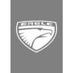 Sticker Usta Kartal Eagle Araba Oto Karavan Motosiklet Sticker 00444 - 60x47 Cm - Beyaz