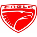Sticker Usta Kartal Eagle Araba Oto Karavan Motosiklet Sticker 00444 - 60x47 Cm - Kırmızı