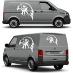 Sticker Usta Kartal Eagle Beşiktaş Karakartal Araba Oto Motosiklet Karavan Sticker 00146 - 60x56 Cm - Beyaz