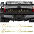 Sticker Usta Kişiye Özel 2 Adet Isim Sticker El Yazısı Isim Oto Araba Motosiklet Sticker Q35 - 60 Cm - Altın