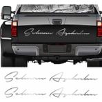 Sticker Usta Kişiye Özel 2 Adet Isim Sticker El Yazısı Isim Oto Araba Motosiklet Sticker Q35 - 99 Cm - Krom