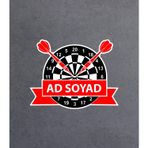 Sticker Usta Kişiye Özel Dart Ok Yazı Isim 00270 Renkli 60X47 CM 55 x 43 cmusta82af009a-91d-55x43