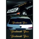 Sticker Usta Kişiye Özel Yazı 2 Adet Isim Soyisim Araba Oto Motosiklet Sticker 00097 - 15 Cm - Altın