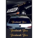 Sticker Usta Kişiye Özel Yazı 2 Adet Isim Soyisim Araba Oto Motosiklet Sticker 00097 - 50 Cm - Altın