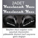 Sticker Usta Kişiye Özel Yazı Sticker Kişiselleştirilebilir Yazı Isim Soyisim Ad Soyad Sticker Oto Araba Motosiklet Kask Sticker 00204 - Beyaz - 10 Cm