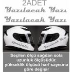 Sticker Usta Kişiye Özel Yazı Sticker Kişiselleştirilebilir Yazı Isim Soyisim Ad Soyad Sticker Oto Araba Motosiklet Kask Sticker 00204 - Gri - 25 Cm