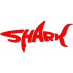 Sticker Usta Köpek Balığı Shark 00443 Kırmızı 15x6 Cm