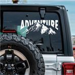 Sticker Usta Macera Dağ Adventure Offroad Sticker - 00233 Beyaz 40X15 CM 100 x 38 cm stickerusta2ec082e1-9af-100x38
