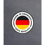 Sticker Usta Made In Germany Alman Yapımı Sticker Araba Oto Motosiklet Karavan Etiket 02174 - 12x12 Cm - Renkli