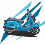 Sticker Usta Mobilet Scooter Sticker Araba Oto Motosiklet Sticker Etiket 00411 - 50x48 Cm - Renkli