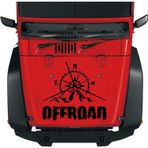Sticker Usta Off Road Pusla Sticker Araba Oto Motosiklet Karavan Etiket 02137 - 100x93 Cm - Siyah