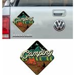 Sticker Usta Offroad Kamp Adventure Araba Oto Motosiklet Karavan Sticker 02079 - 20x20 Cm - Renkli