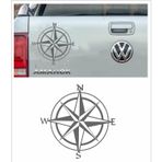 Sticker Usta Pusula 4x4 Offroad Adventure Kamp Araba Oto Karavan Motosiklet Sticker 00080 - 60x60 Cm - Gri
