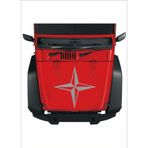 Sticker Usta Pusula Off Road Adventure Kamp Karavan Sticker S1 Gri 100 x 100 cm stickerusta04b72ec3-625-100x100
