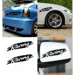 Sticker Usta Racing Araba Oto Motosiklet Sticker 01970 - 30x7,5 Cm - Siyah