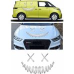 Sticker Usta Şeytan Gülen Yüz Sticker Araba Oto Motosiklet Karavan Etiket 02131 - 20x13 Cm - Krom