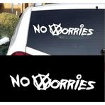 Sticker Usta Telaşa Gerek Yok No Worries Sticker 00151 Beyaz 100x20 Cm 35 x 7 cm stickerusta8fde6ec9-149-35x7