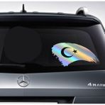 Sticker Usta Türk Bayrağı Hologram Janjan Araba Oto Motosiklet Karavan 4x4 Sticker 00786 - 15x7,5 Cm