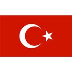 Sticker Usta Türk Bayrağı Türkiye Bayrağı Sticker Renkli 9 x 5,5 cm