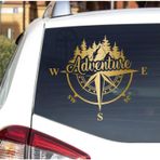 Sticker Usta(22638) Pusula ve Macera Sticker - 00302 Altın 80x70 Cm
