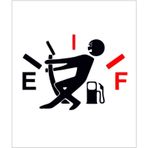 Sticker Yakıt Göstergesi Depo Kapağı Sticker