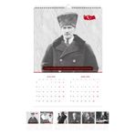 StickerArt 2026 Atatürk Duvar Takvimi Denizci Gemici Takvimi 33x48 cm