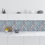StickerArt Dörtgen Fas Desen 60x100 cm Mutfak Tezgah Arası Folyo