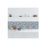 StickerArt Fas Desen Mavi 60x200 cm Mutfak Tezgah Arası Folyo