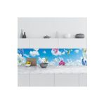 StickerArt Gökyüzü Orkide 60x300 cm Mutfak Tezgah Arası Folyo