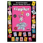 Stickerlı 4+ Yaş Çizgiler Beyaz Panda Yayınları