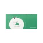 Stickerlı Spiralli Haftalık Planlayıcı - 13X27 Cm, Yeşil