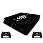 StickerMarket Juventus Sticker Seti PS4 Slim İçin Su Geçirmez PVC Kaliteli Materyal