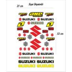 StickerMarket Suzuki Motosiklet Sticker Seti