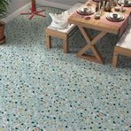 StickieArt StickerArt Yer Kaplama Zemin Kaplama Folyosu 65x130 cm Terrazzo Floor Color