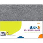 Stickn Mantar Pano Kendin Yapıştır 58 X 46 Cm Gri Yapışkanlı Pano Diğer