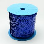 Stiesy 100 Metre Koyu Mavi Pullu Boncuk Şerit Düz Yuvarlak Pullu Boncuklu Paillette Trim Dize Zincir Rulo Takı Yapımı için 6 mm Dikiş Kostümleri Süsleme