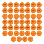 STIGA Ping Pong Topları - 46pk Turuncu 1 Yıldızlı Masa Tenisi Topları, Resmi Boyut 40 mm ABS Toplar, Kapalı/Dış Mekan Ping Pong Masaları için Üstün Dayanıklılık