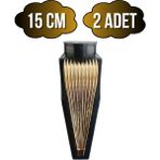 Stil 15CM Plastik Ayak Mobilya Masa ve Dolap AYAĞI(15CM)(SİYAH - Altın) - Siyah - 15cm - 2 ADET