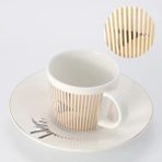 Stil 3 230ML Ayna Yansıma Kahve Fincanı Yaratıcı At Anamorfik Fincan Sinek Kuşu Kupa Seramik Luycho Kahve Çay Seti Coaster ile 90ML-220ML (Yurt Dışından) - 1 Adet - Renkli - 1 lt