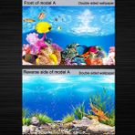 Stil Bir Stil 40X60CM Akvaryum Manzara Poster Balık Tankı 3D Arka Plan Boyama Sticker Çift Taraflı Okyanus Deniz Bitkileri Zemin Akvaryum Dekorasyon (Yurt Dışından) - Akvaryum dekorasyonu