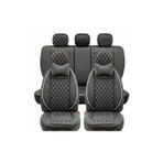 Stil Citroen Xsara Uyumlu Lüks Yarı Deri Oto Koltuk Kılıfı Ön/Arka Set