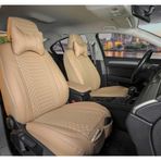 Stil Dacia Sandero Stepway Lüks Deri Oto Koltuk Kılıfı Ön/Arka Set