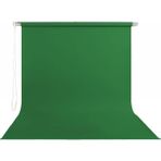 Stil Fon 145cm x 200cm Portre Yeşil Fon Perdesi Seti