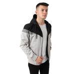 Stil Kombin Bill Üçgen Parçalı Kapşonlu Mevsimlik Mont 1220 - XL - Siyah