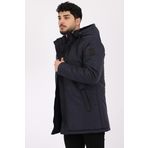 Stil Kombin İçi Kürk Astarlı Su Geçirmez Mont&Kaban&Parka LACİVERT M