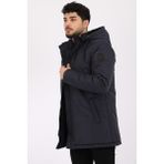 Stil Kombin İçi Kürk Astarlı Su Geçirmez Mont&Kaban&Parka LACİVERT XL