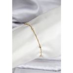 Stil Love 14K Gold Renk Kaplama Topçuklu Model CM Kadın Bileklik